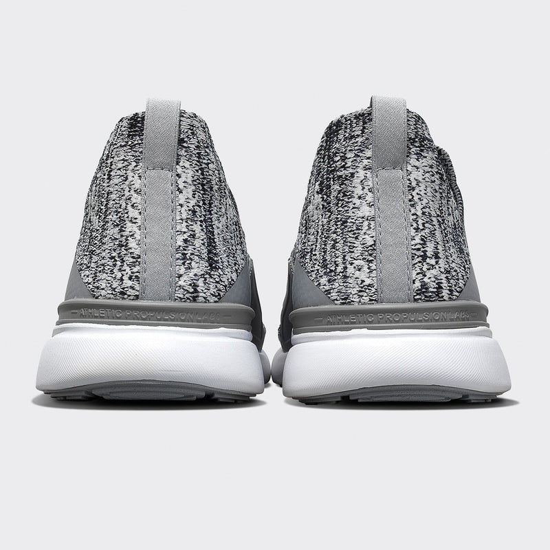 Men's TechLoom Bliss Heather Grey / White / White view 3