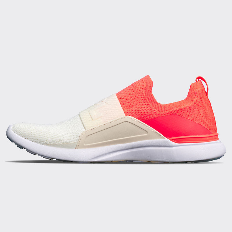 Women's TechLoom Bliss Impulse Red / Pristine / Ivory view 2