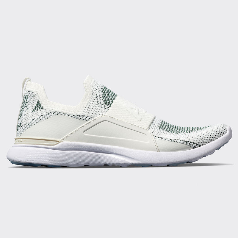 Women's TechLoom Bliss Ivory / Great Green / White view 1