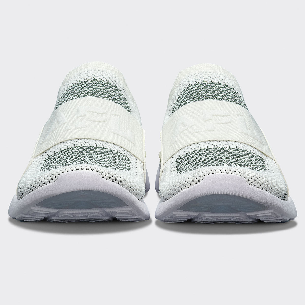 Men's TechLoom Bliss Ivory / Great Green / White view 4