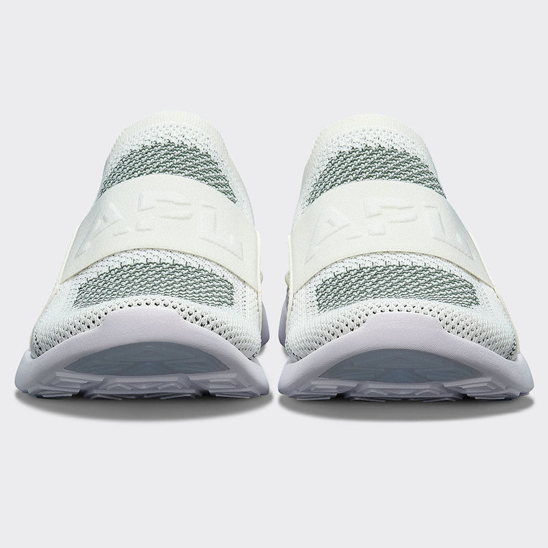 Men's TechLoom Bliss Ivory / Great Green / White view 4