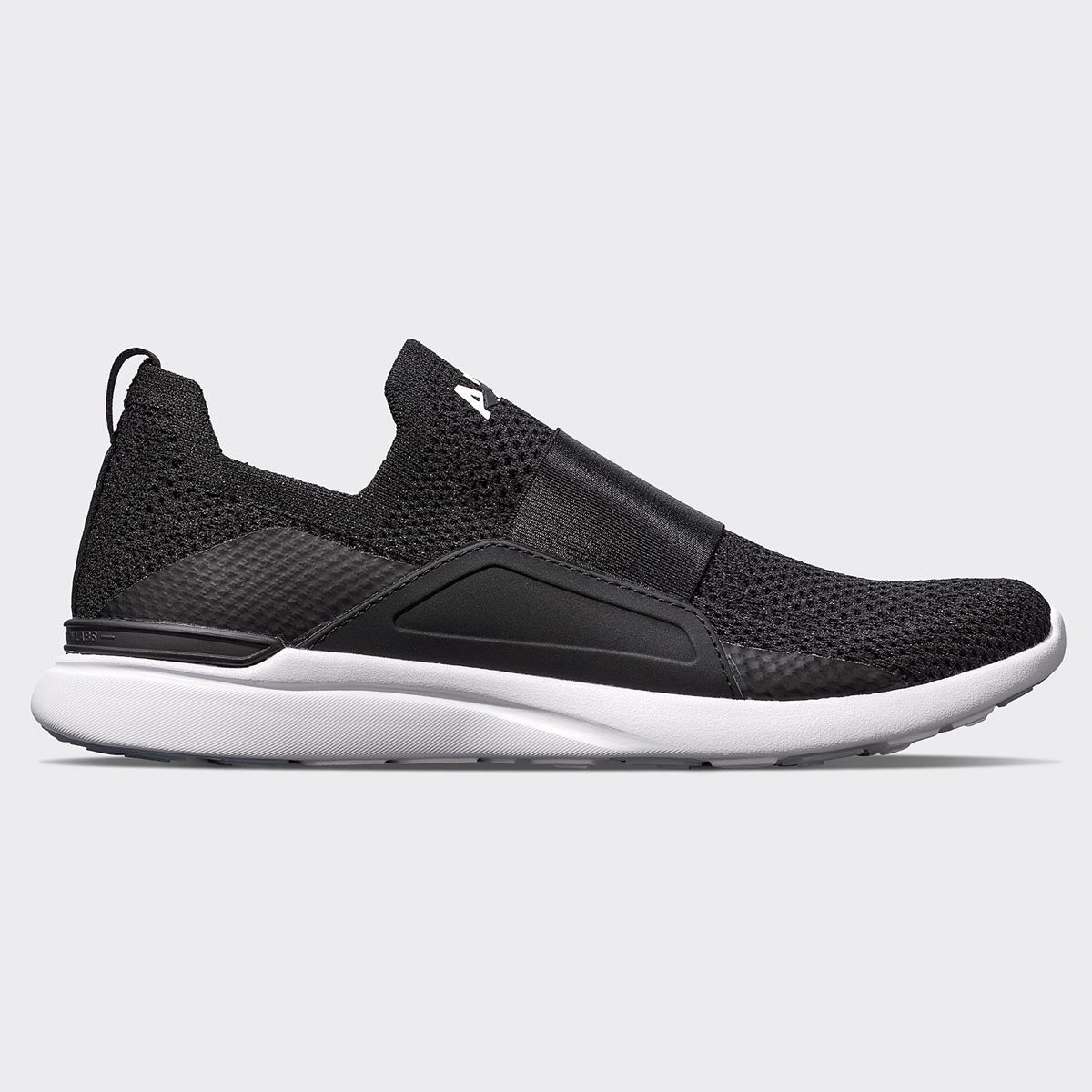 Men's TechLoom Bliss Metallic Black / White view 1