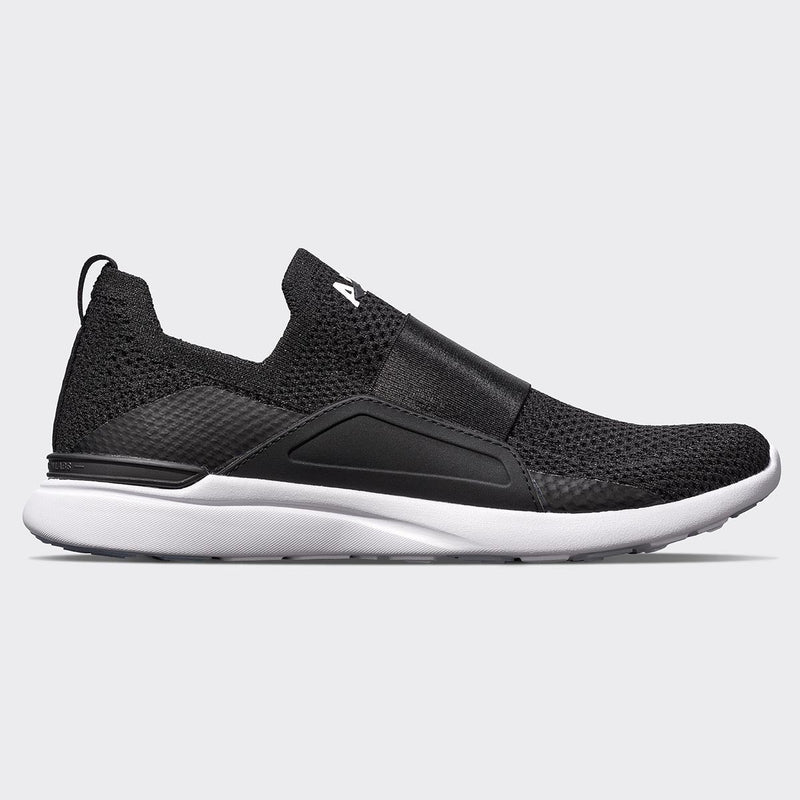 Women's TechLoom Bliss Metallic Black / White view 1