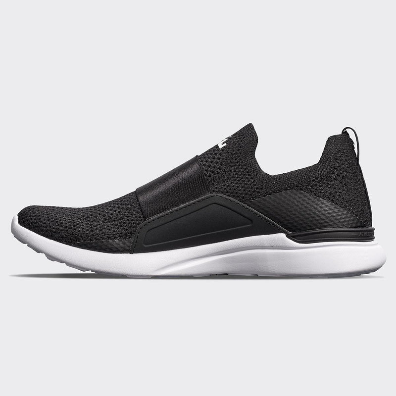 Men's TechLoom Bliss Metallic Black / White view 2