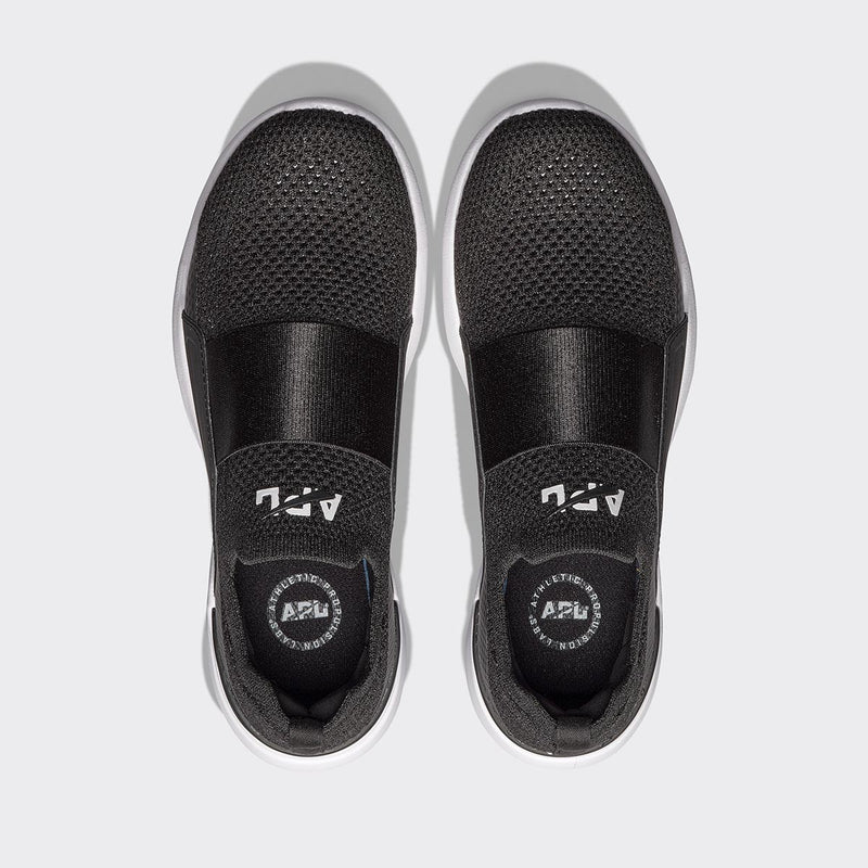 Men's TechLoom Bliss Metallic Black / White view 5