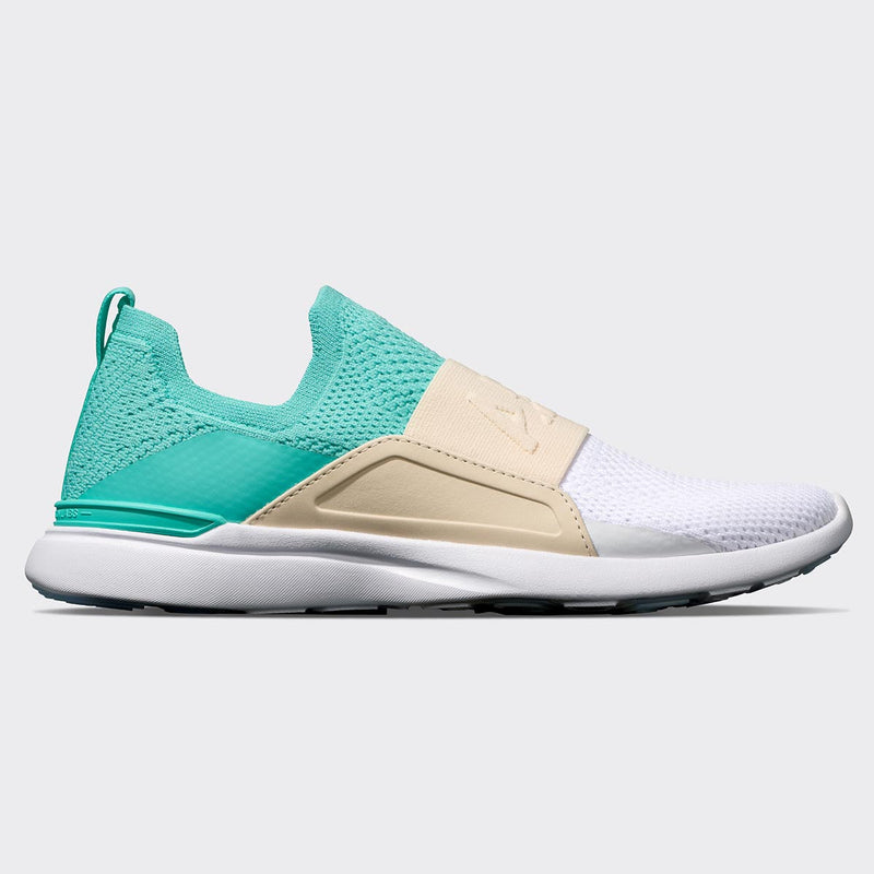 Women's TechLoom Bliss Mint / Beach / White view 1