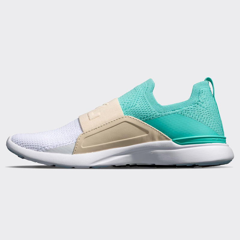 Men's TechLoom Bliss Mint / Beach / White view 2