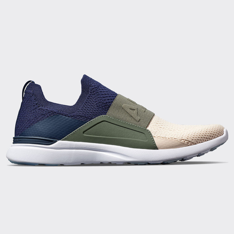 Men's TechLoom Bliss Navy / Fatigue / Beach view 1