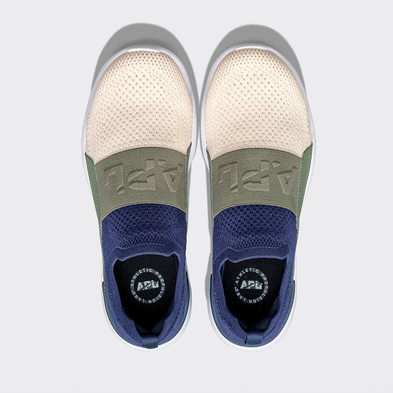 Women's TechLoom Bliss Navy / Fatigue / Beach view 5