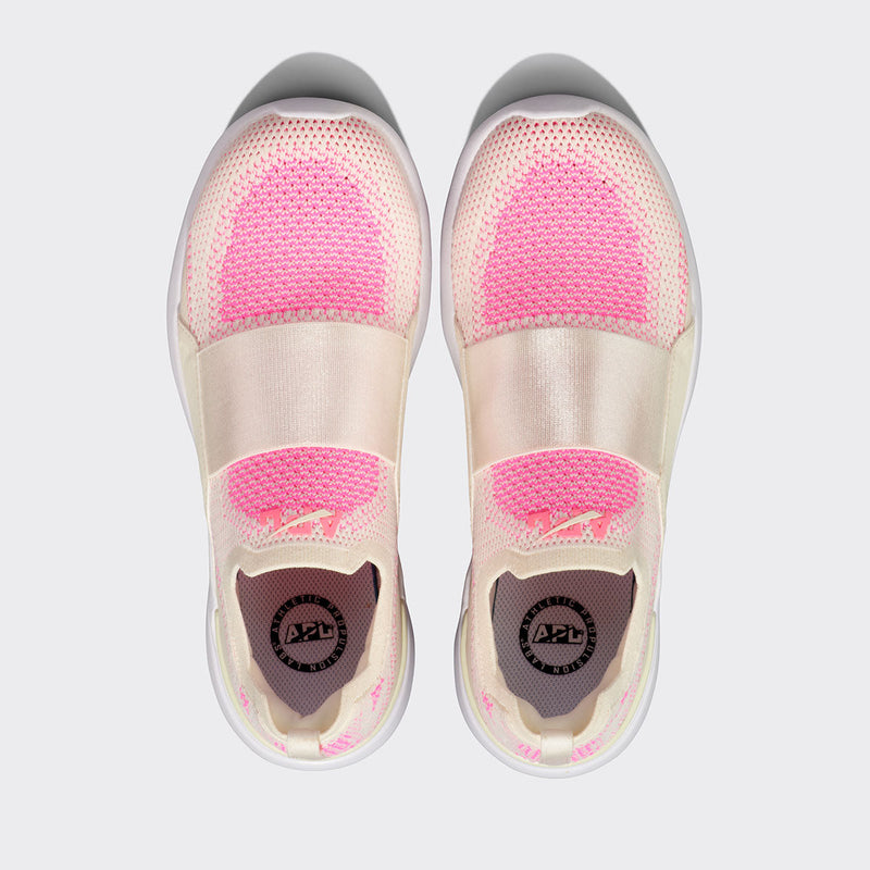 Women's TechLoom Bliss Pristine / Fusion Pink view 5