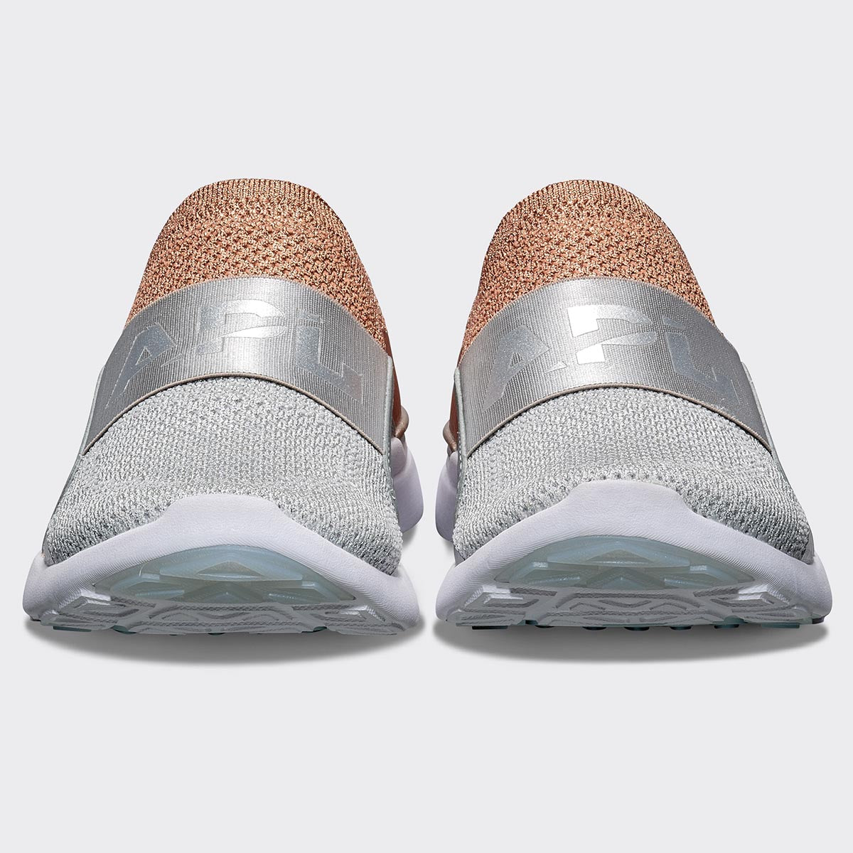 Men's TechLoom Bliss Rose Gold / Metallic Silver / White view 4