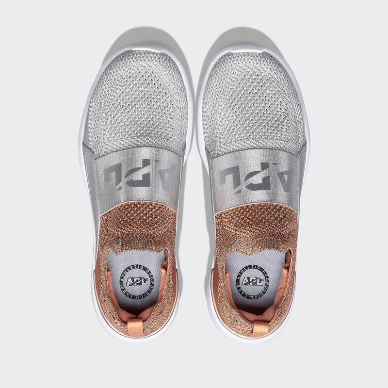 Men's TechLoom Bliss Rose Gold / Metallic Silver / White view 5