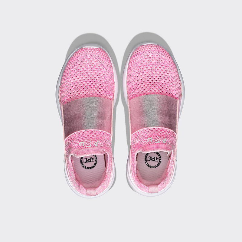 Youth's TechLoom Bliss Soft Pink / Fusion Pink / Melange view 5