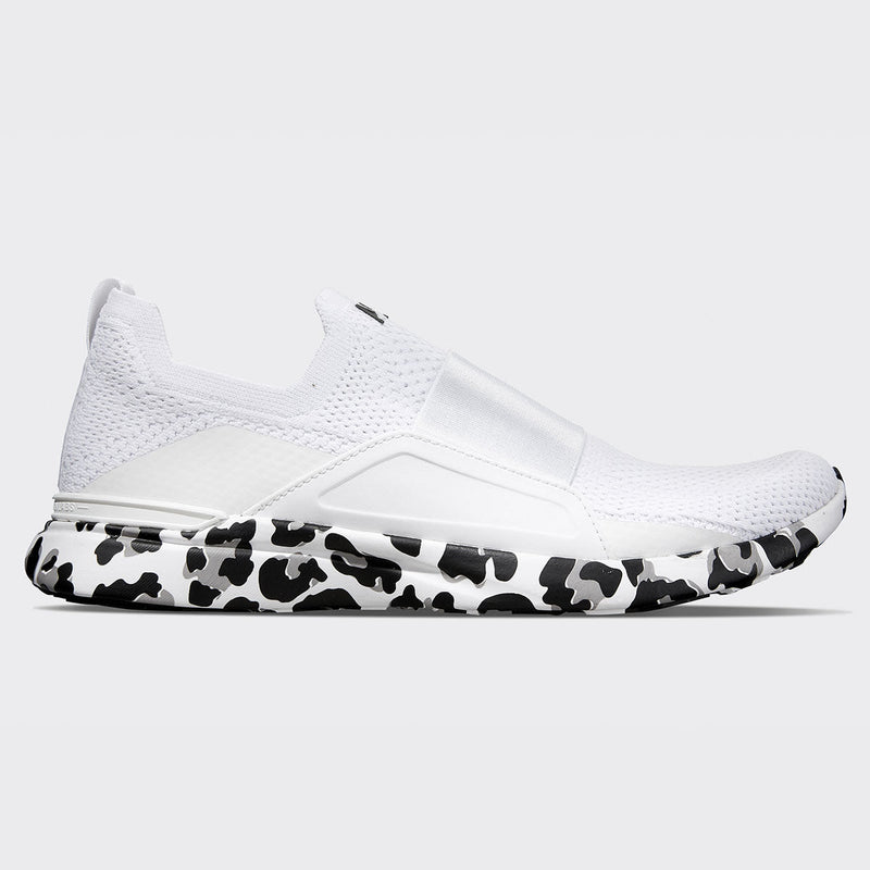 Women's TechLoom Bliss White / Black / Leopard view 1