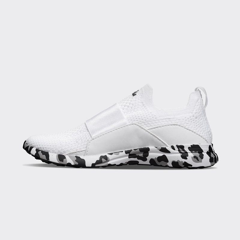 Youth's TechLoom Bliss White / Black / Leopard view 2