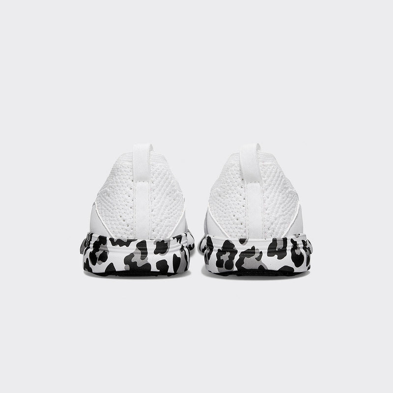 Youth's TechLoom Bliss White / Black / Leopard view 3