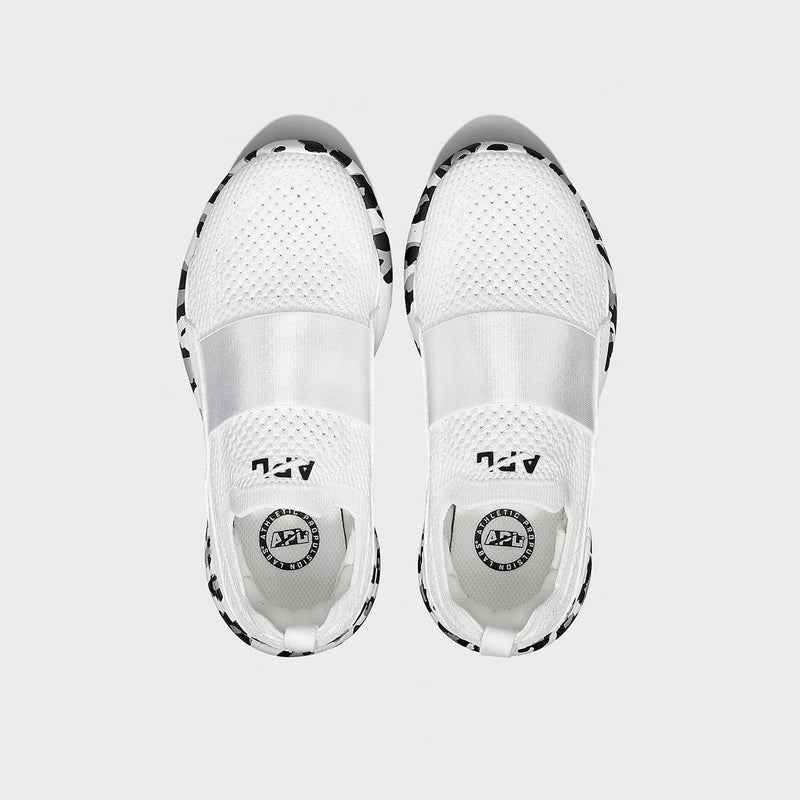 Youth's TechLoom Bliss White / Black / Leopard view 5