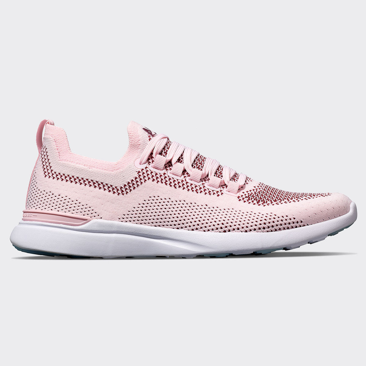 Women's TechLoom Breeze Bleached Pink / Burgundy / White view 1