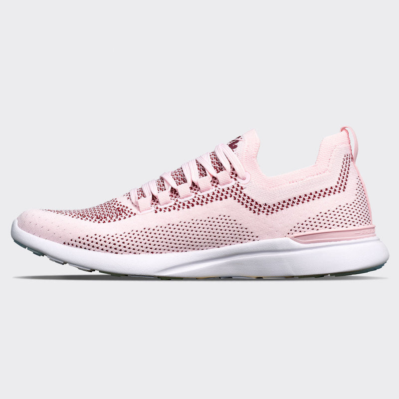 Women's TechLoom Breeze Bleached Pink / Burgundy / White view 2