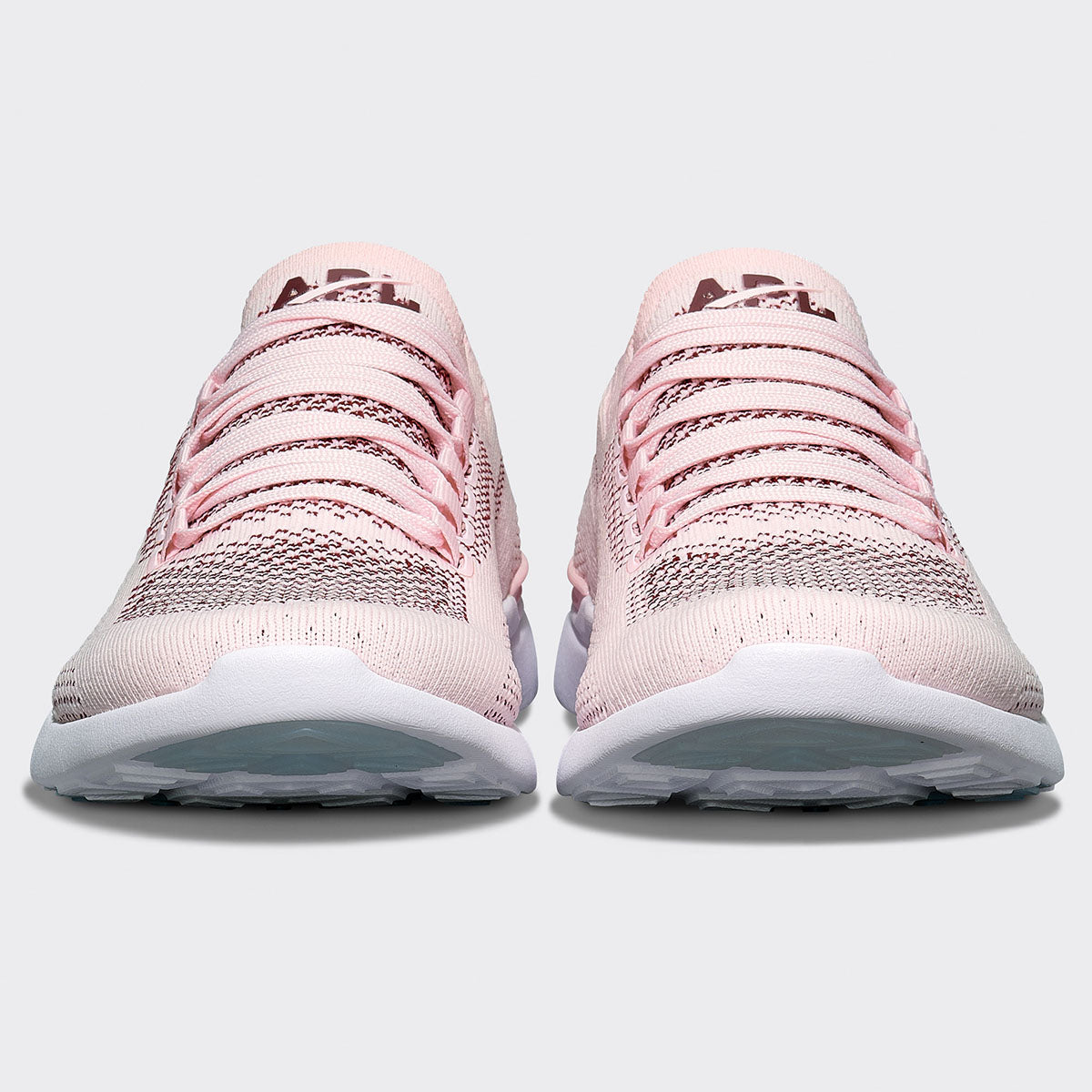 Men's TechLoom Breeze Bleached Pink / Burgundy / White view 4