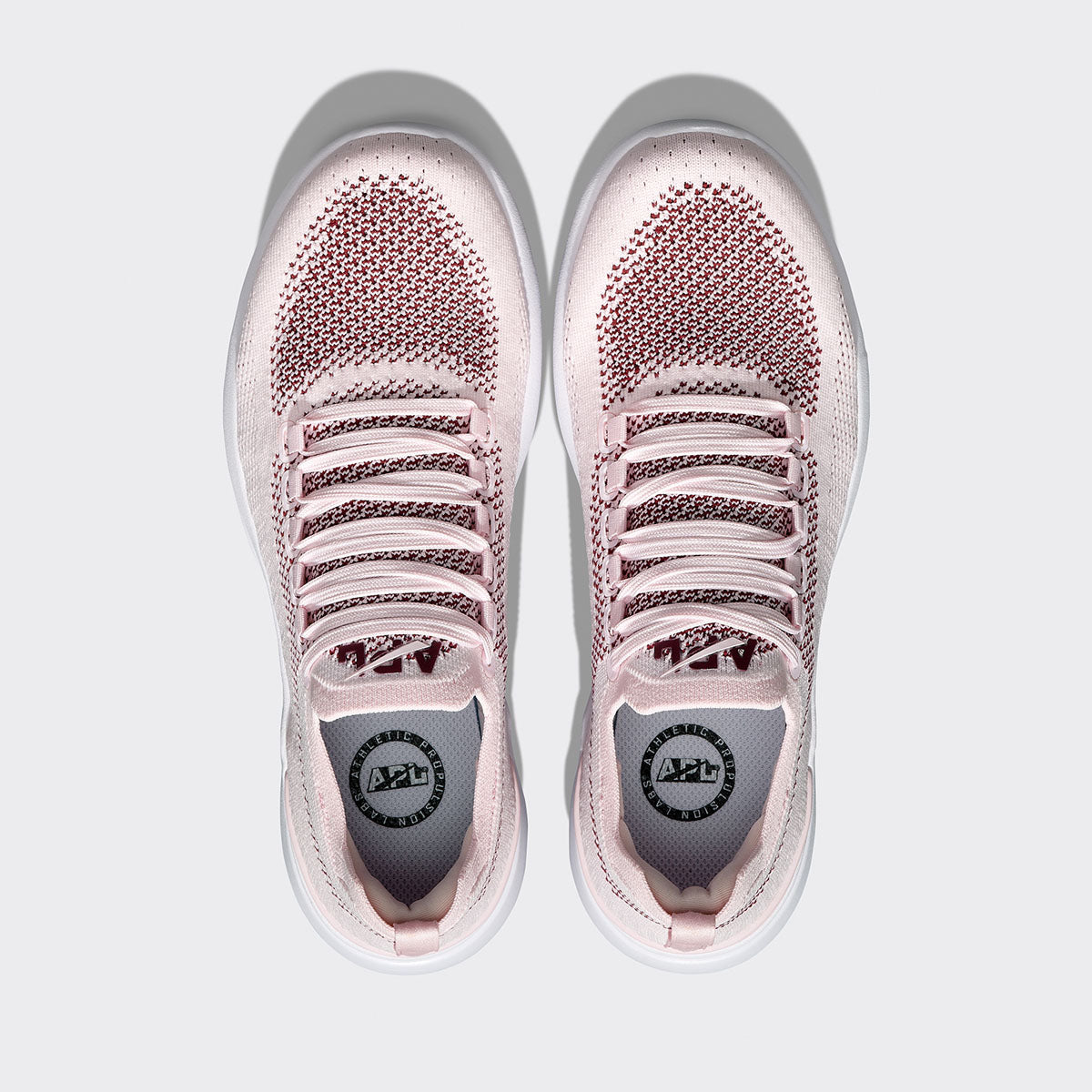 Men's TechLoom Breeze Bleached Pink / Burgundy / White view 5