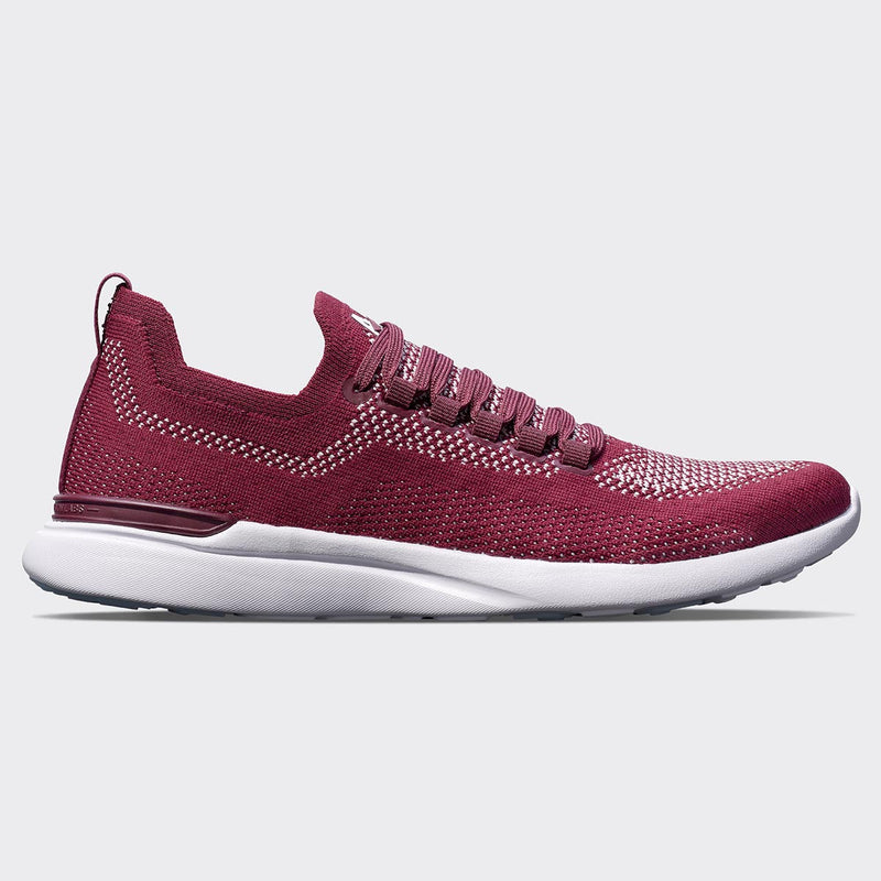Women's TechLoom Breeze Burgundy / Bleached Pink / White view 1