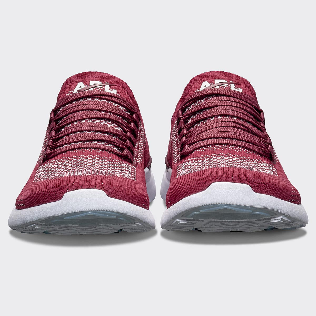 Women's TechLoom Breeze Burgundy / Bleached Pink / White view 4