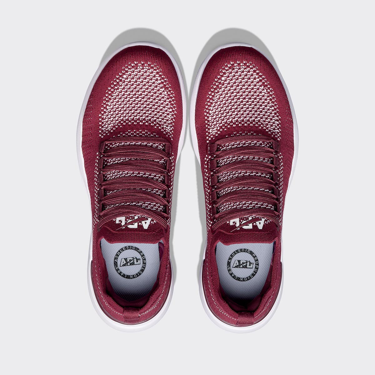 Women's TechLoom Breeze Burgundy / Bleached Pink / White view 5