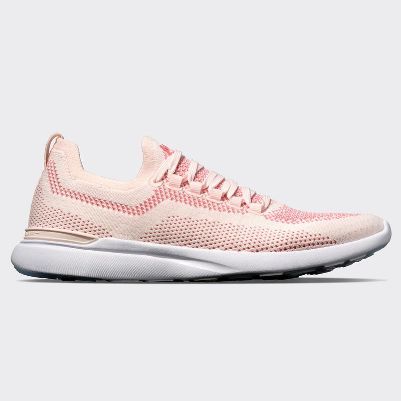 Women's TechLoom Breeze Creme / Fire Coral / White view 1