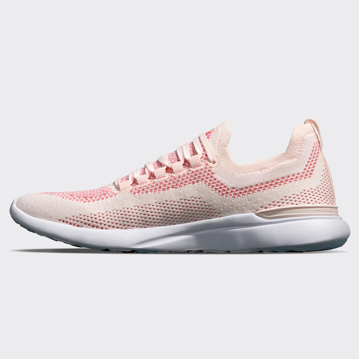 Women's TechLoom Breeze Creme / Fire Coral / White view 2