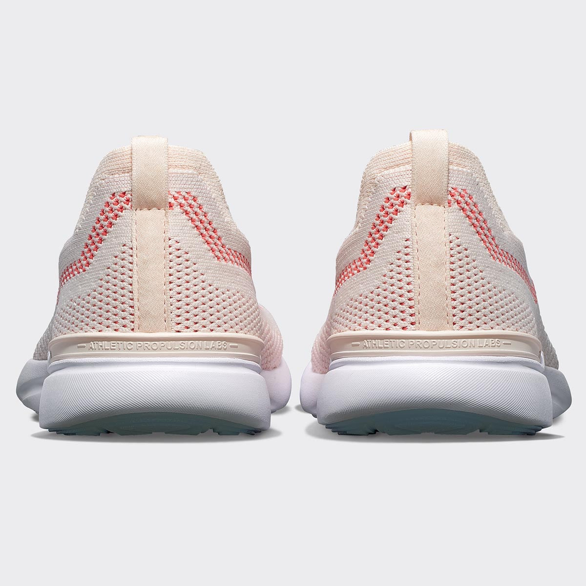 Women's TechLoom Breeze Creme / Fire Coral / White view 3