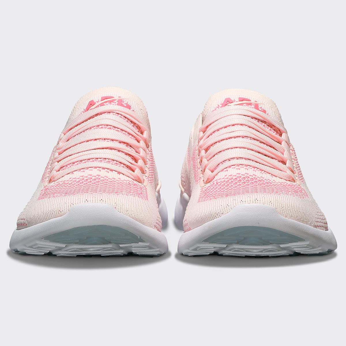 Women's TechLoom Breeze Creme / Fire Coral / White view 4