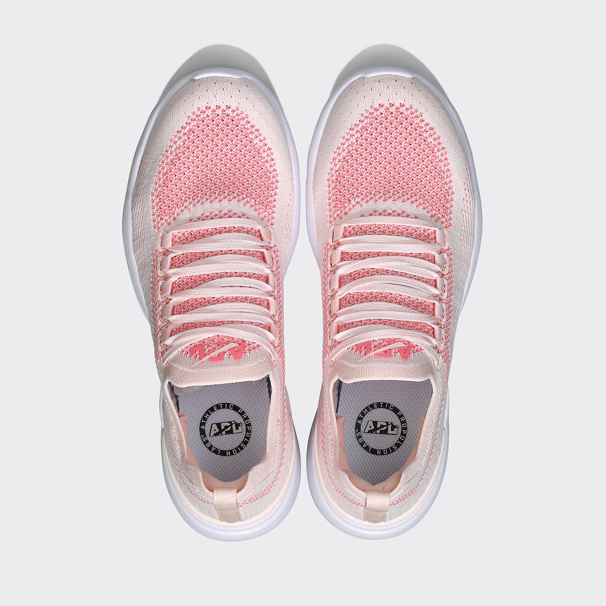 Women's TechLoom Breeze Creme / Fire Coral / White view 5