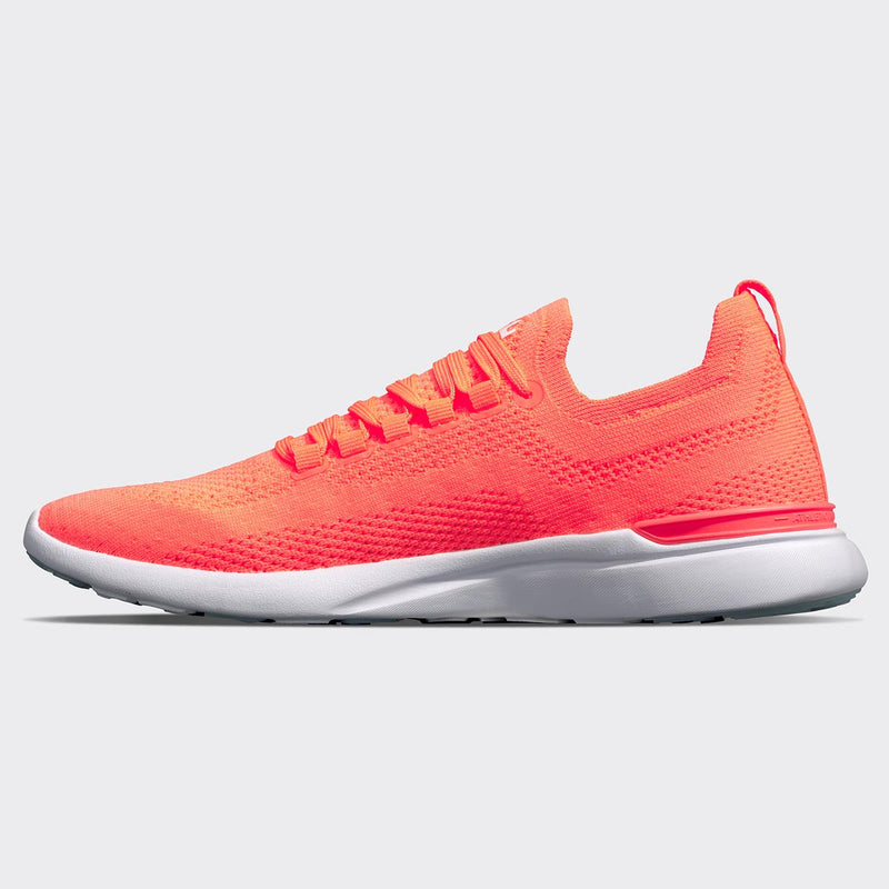 Men's TechLoom Breeze Laser Red / White view 2