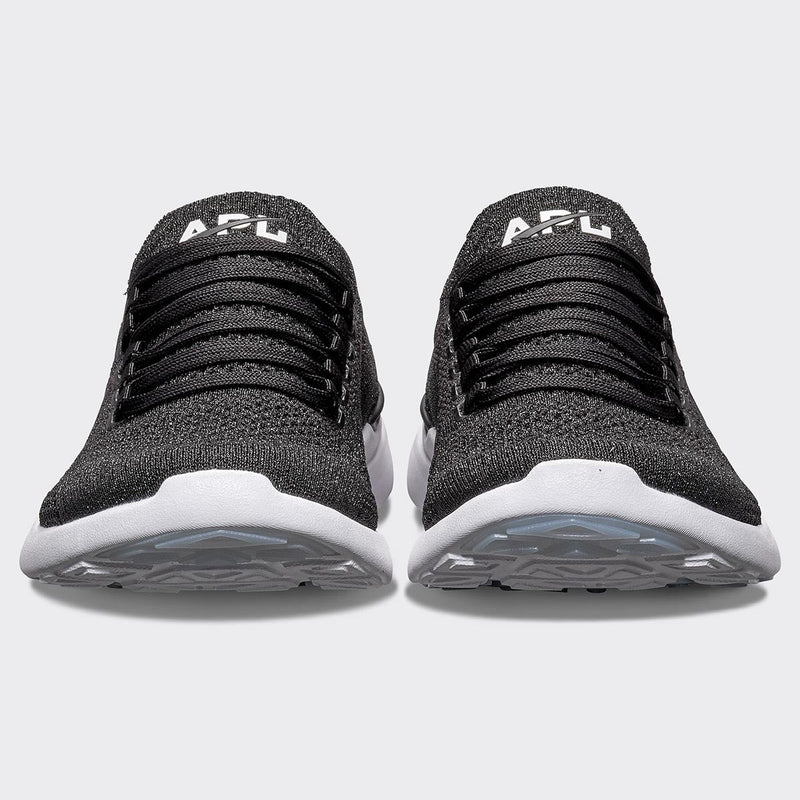 Men's TechLoom Breeze Metallic Black / White view 4