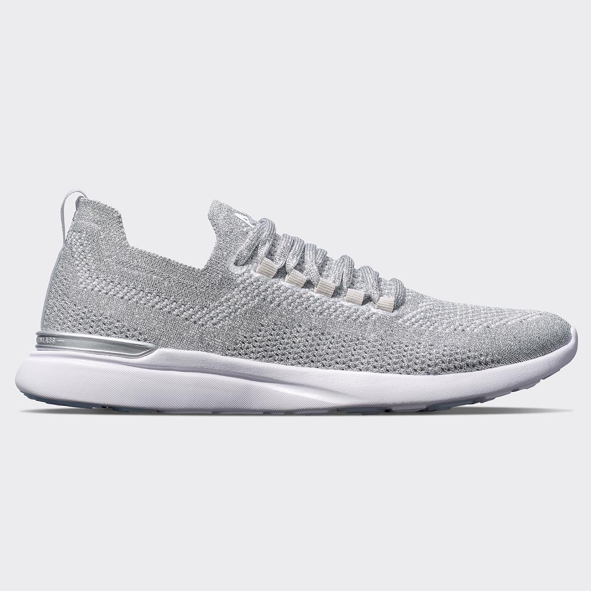Men's TechLoom Breeze Metallic Silver / White view 1