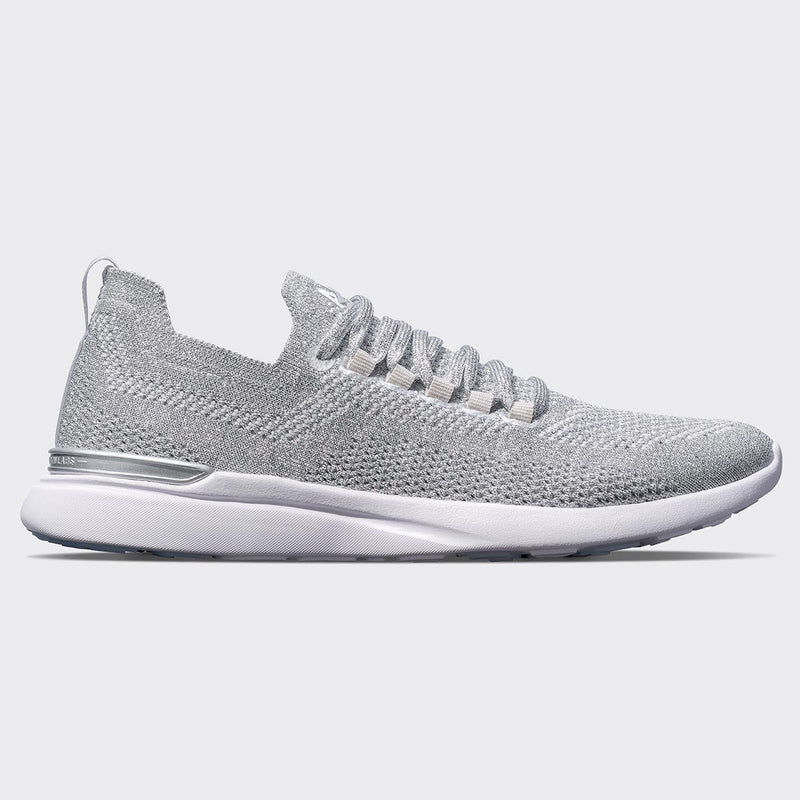 Men's TechLoom Breeze Metallic Silver / White view 1