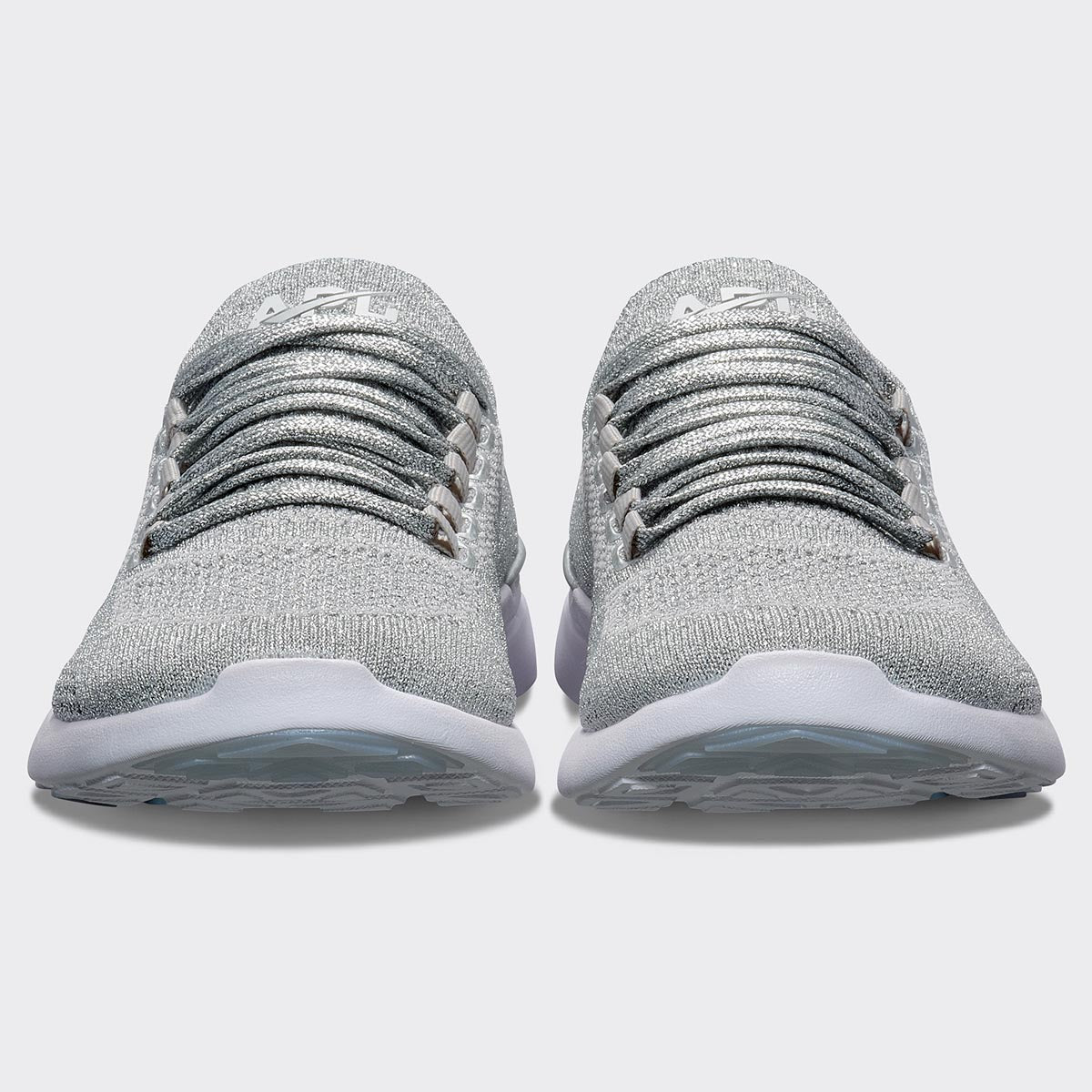 Men's TechLoom Breeze Metallic Silver / White view 4