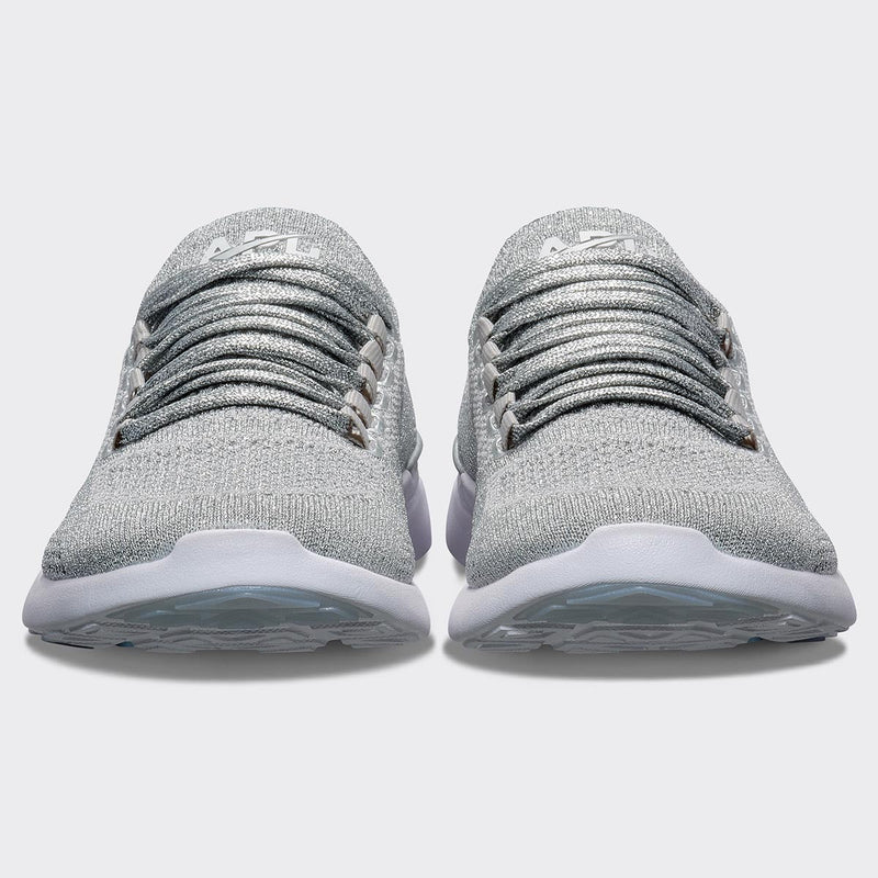 Women's TechLoom Breeze Metallic Silver / White view 4