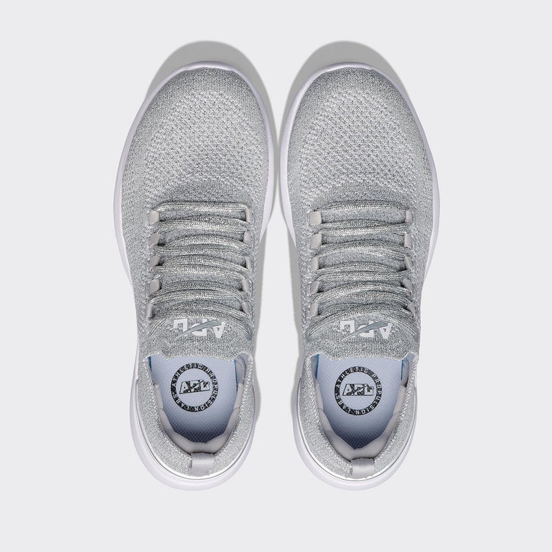 Women's TechLoom Breeze Metallic Silver / White view 5