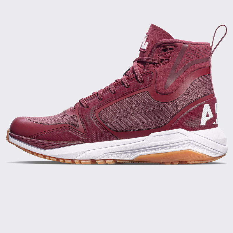 Women's TechLoom Defender Burgundy / White / Gum view 2