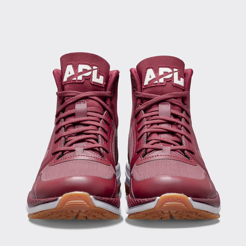 Men's TechLoom Defender Burgundy / White / Gum view 4