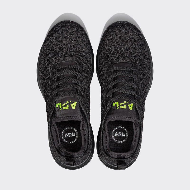 Men's TechLoom Phantom Black / Energy view 5
