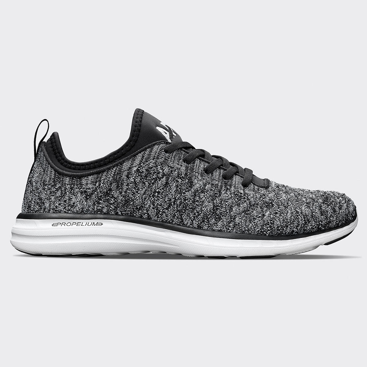 Men's TechLoom Phantom Black / White / Melange view 1