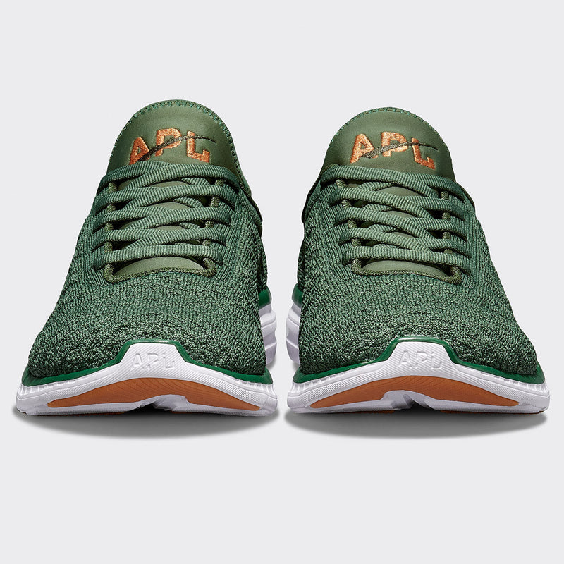 Men's TechLoom Phantom Great Green / White / Gum view 4
