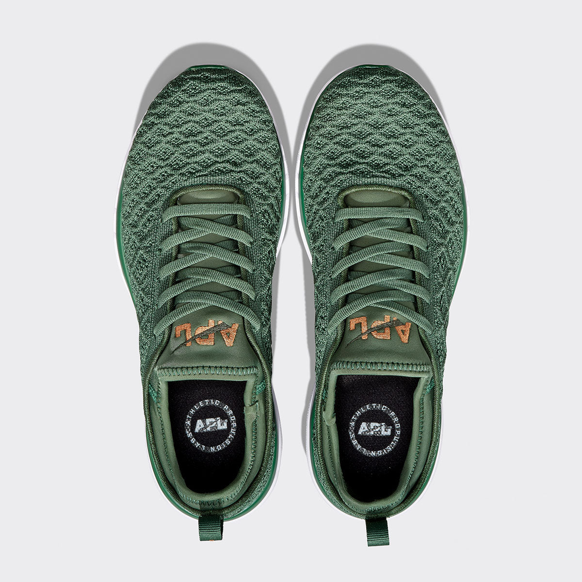 Men's TechLoom Phantom Great Green / White / Gum view 5