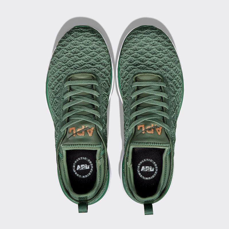 Men's TechLoom Phantom Great Green / White / Gum view 5
