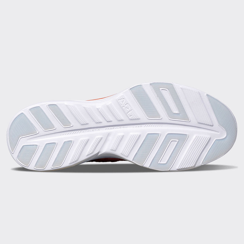Men's TechLoom Phantom Terracotta / Pristine / White view 6