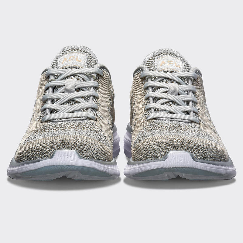 Men's TechLoom Pro Metallic Silver / Champagne / White view 4