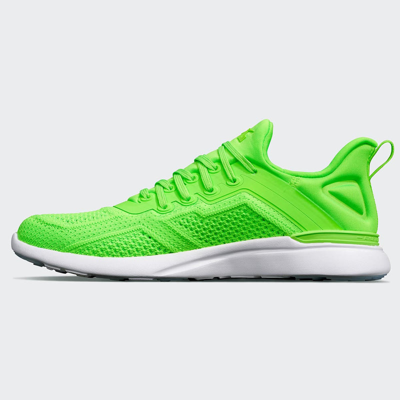 Men's TechLoom Tracer Green / White / Clear view 2
